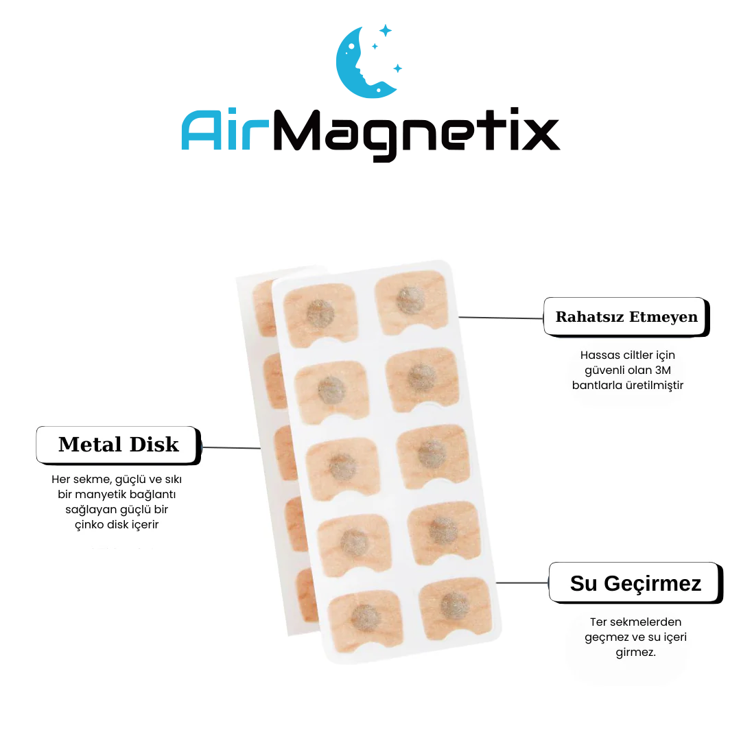 AirMagnetix, Manyetik Burun Bandı Horlama Önleyici ve Nefes Açıcı Bant